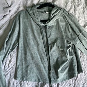 Cropped Activewear Hoodie